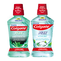 Colgate 高露潔 清新鹽爽漱口水 500ml*2