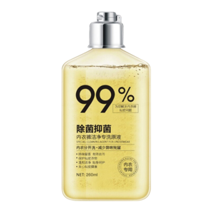 M+CHUN內(nèi)衣褲專用殺菌洗衣液男女士內(nèi)衣內(nèi)褲清洗液除菌內(nèi)褲護理洗滌劑 內(nèi)衣褲抑菌液*3瓶