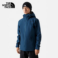 THE NORTH FACE 北面 沖鋒衣男戶外舒服防風(fēng)硬殼夾克外套7QR5 藍(lán)色/HDC XXL