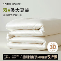 MIDO HOUSE 銘都家居 60S純棉30%大豆纖維雙人春秋被200*230cm