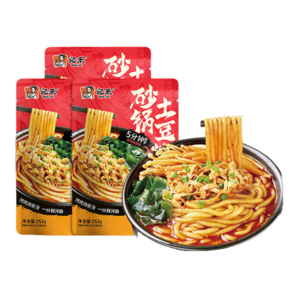 宛禾砂鍋土豆粉252g*3袋 速食食品酸辣粉螺螄粉米線夜宵火鍋帶料包