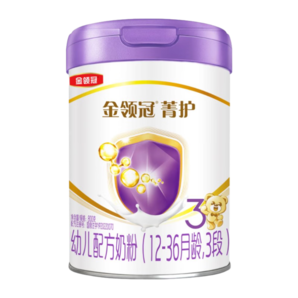 伊利金領(lǐng)冠菁護(hù)A2【高量乳鐵蛋白】幼兒配方奶粉3段(1-3歲)800g