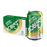 Robust 樂百氏 霸氣蘇打水汽水無(wú)糖氣泡水0脂0卡330ml*24罐