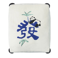 THE BEAST 野獸派 熊貓嘭嘭發(fā)財(cái)麻將靠墊38*30cm