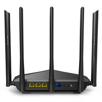 Tenda 騰達(dá) AC11 雙頻1200M 雙千兆無線家用路由器 WiFi 5 黑色