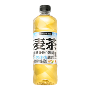 元?dú)馍殖銎反篼湶?0咖啡因 無(wú)糖植物飲料 天然麥香 600mLx15瓶裝 麥茶植物飲料