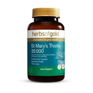 herbs of gold 35000mg高含量奶薊草護(hù)肝片 60片