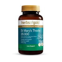 herbs of gold 35000mg高含量奶薊草護(hù)肝片 60片