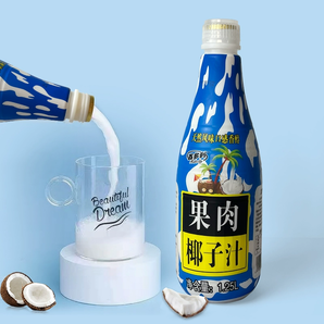 Hidolly 百多利 椰小帽 果肉椰子汁1.25L*2瓶