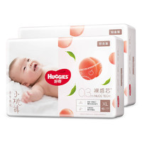 HUGGIES 好奇 鉑金裝紙尿褲XL96片(12-17kg)加大號(hào)嬰兒尿不濕小桃褲裸感超薄