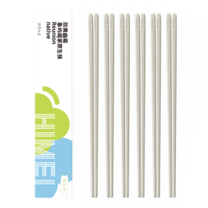 嗨米筷HiMe高檔合金筷子家用耐高溫抗菌不發(fā)霉防滑抗摔適用消毒柜洗碗機(jī) 6雙-無(wú)色素系列【耐高溫280℃】