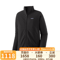 Patagonia 巴塔哥尼亞 巴塔抓絨衣男R1 TechFace運(yùn)動(dòng)戶外抓絨外套男 83580/83581 BLK-黑色 L