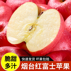 A股上市企業(yè)！宏輝果蔬 盒馬同款 煙臺紅富士蘋果10斤（果徑80-85mm）