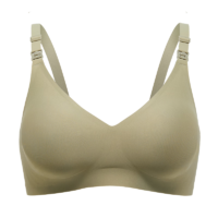 十月結晶 哺乳內(nèi)衣超薄懷孕期聚攏防無痕高彈孕婦文胸Bra 青白膚 XL