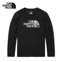 THE NORTH FACE 北面 TheNorthFace北面長袖T恤男棉質(zhì)戶外運動休閑舒適透氣