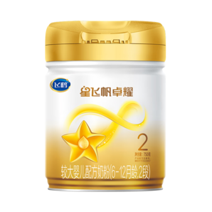 飛鶴星飛帆卓耀A2 β-酪蛋白奶源版 嬰兒配方奶粉 2段(6-12月齡) 750g