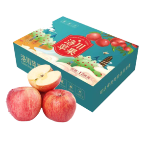 京覓陜西洛川紅富士蘋(píng)果12枚 170g+ 應(yīng)當(dāng)季新鮮水果生鮮 源頭直發(fā)