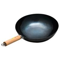 Zhangqiu iron Wok 章丘鐵鍋 手工鍛打炒鍋 32cm 標(biāo)準(zhǔn)版古法烤藍(lán)