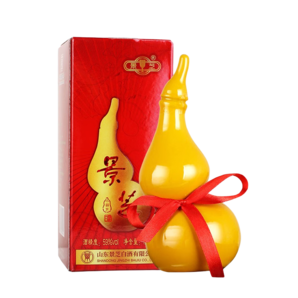 景芝葫蘆酒 擺件酒 福祿好寓意 白酒禮品 59度 125mL 1瓶 小葫蘆單支裝