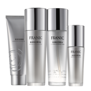 法蘭琳卡（FRANIC）紫鉆抗皺護膚品套裝緊致淡紋補水保濕潔面水乳霜國慶節(jié)出游 【清潔保濕】潔水兩件套