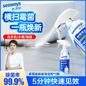 水衛(wèi)仕（seaways）高效除霉劑480g 浴室墻面除霉噴霧啫喱瓷磚泡沫清潔清洗劑 除霉清潔劑480g