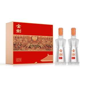 劍南春濃香型 白酒 純糧酒  送禮酒 52度 480mL 4瓶 金劍G19（兩盒）