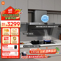 MIJIA 米家 小米抽油煙機(jī)凈煙機(jī)P1 煙灶套裝 側(cè)吸變頻吸油煙機(jī)家用燃?xì)庠钐籽bMJ04CY++5.2KW天然氣灶