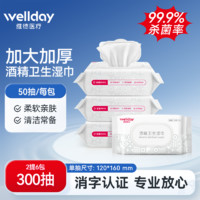 WELLDAY 維德 醫(yī)療酒精衛(wèi)生濕巾 300抽