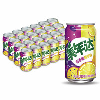 MIRINARA 美年達 pepsi 百事 美年達 Mirinda 百香果菠蘿味碳酸飲料330ml*24聽