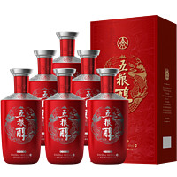 五糧醇 WULIANGYE 五糧醇紅裝 50度 濃香型白酒 500mL*6瓶