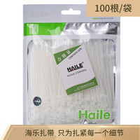 HAILE 海樂 ZD-10-100專業(yè)尼龍扎帶 多功能綁帶 2.5