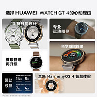 HUAWEI 華為 WATCH GT4 智能手表 41mm 幻夜黑 氟橡膠表帶