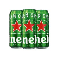 Heineken 喜力 經(jīng)典啤酒500ml×3