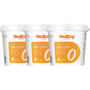 RedDog紅狗羊奶粉貓咪狗狗 低敏高蛋白幼貓幼犬補(bǔ)充鈣質(zhì)乳鐵蛋白維生素益生元 【量販裝】犬|0乳糖羊奶粉600g