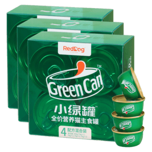 紅狗（RedDog）小綠罐貓罐頭主食罐頭貓咪零食貓濕糧幼貓成貓?jiān)龇恃a(bǔ)水營(yíng)養(yǎng) 【囤貨裝】混合口味70g*24罐
