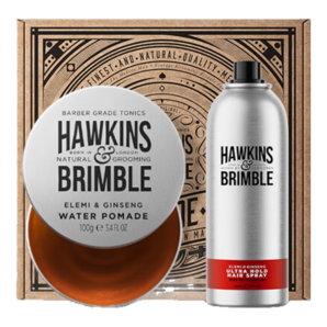 HAWKINS & BRIMBLE霍金斯小銀罐發(fā)油定型噴霧套裝（發(fā)油+定型噴霧）