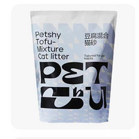 petshy 百寵千愛(ài) 豆腐混合貓砂2kg除臭無(wú)塵膨潤(rùn)土