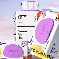 Deeyeo德佑新生儿专用湿纸巾80抽4包