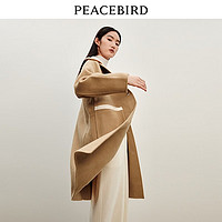 PEACEBIRD 太平鳥 小香風雙面呢大衣 女士大衣 10085450037338