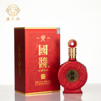 漢帝和 貴州國(guó)醬醬香型白酒禮盒裝500ML *1瓶+2酒杯 贈(zèng)（同款1瓶）