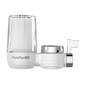 璞勒（PUREPLUS）凈水器水龍頭過濾器家用單雙出水超濾前置過濾器廚房自來水濾嘴凈化器非可直飲可清洗陶瓷濾芯凈水 一機(jī)六芯【超濾復(fù)合濾芯】
