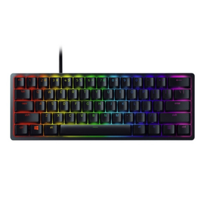 RAZER 雷蛇 Huntsman Mini 60% 有線游戲鍵盤 迷你游戲鍵盤RGB照明 20年款 黑色 Clicky Optical Switch