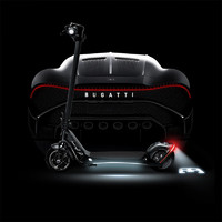 布加迪（BUGATTI）可折疊時(shí)尚氣質(zhì)通勤輕質(zhì) 雙制動(dòng)電動(dòng)滑板車(chē) 電動(dòng)車(chē) 黑色BG-ES-09-700-BK