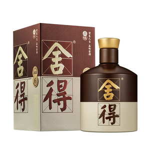 舍得 舍得酒 品味舍得 雙年份標(biāo)識(shí) 濃香白酒 38度 500mL 1瓶