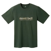 mont·bell montbell蒙貝歐T恤男女款夏季戶(hù)外運(yùn)動(dòng)休閑印花純棉短袖體恤