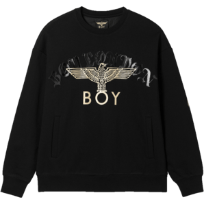 BOY LONDON【守護(hù)天使】潮牌長袖中性風(fēng)春夏設(shè)計(jì)感黑色潮酷時(shí)尚設(shè)計(jì)感圓領(lǐng)套 黑色 M