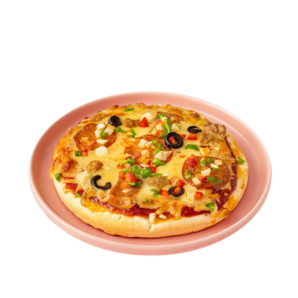 小牛凱西披薩半成品空氣炸鍋食材兒童早餐pizza 【5盒】培根2+火腿2+烤肉1