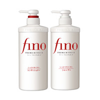 Fino 芬濃 美容復(fù)合精華洗發(fā)水護(hù)發(fā)素套裝550ml*2