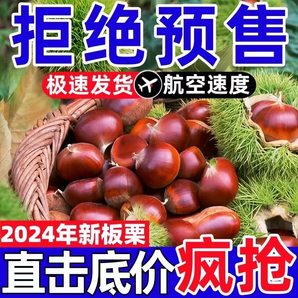 某寶買菜農(nóng)場(chǎng)直發(fā)，新鮮丹東板栗 3斤