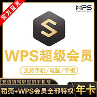 WPS 金山軟件 超級會員年卡 基礎版